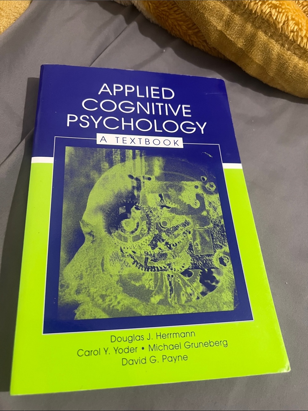 Applied Cognitive Psychology Textbook - Blue & Lime Green Cover